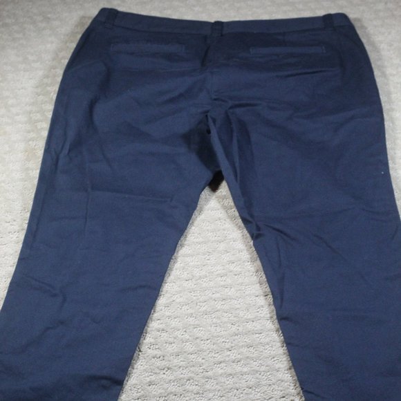 Lands' End Size 13 Navy Blue Chino Pants - Picture 2 of 6